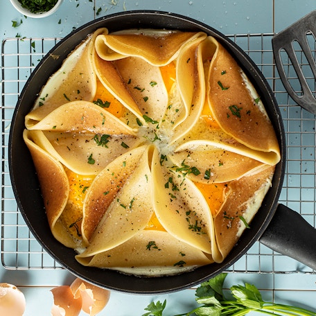 La crêpe au plat