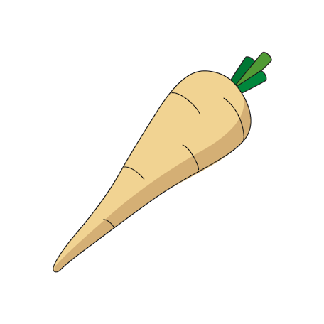 Le légume panais de la veille