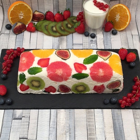 Postre frutal sin horno